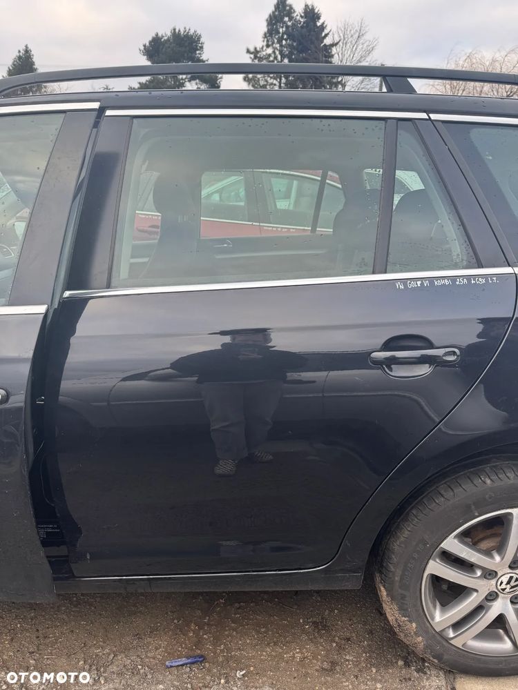 VW GOLF VI DRZWI LEWY TYŁ LEWE TYLNE LC9X KOMBI - 2