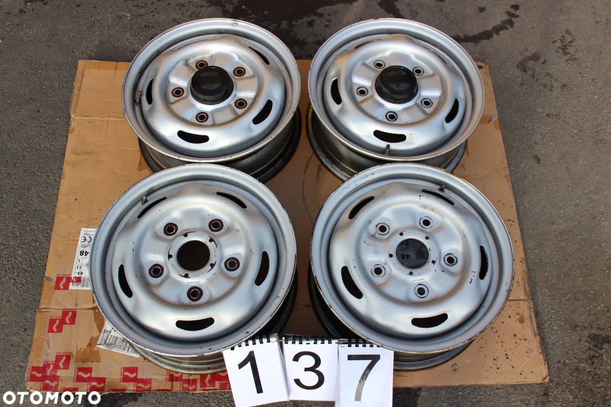 FELGI STALOWE FORD TRANSIT  5x160Ø65  5.5x15  ET60 - 1