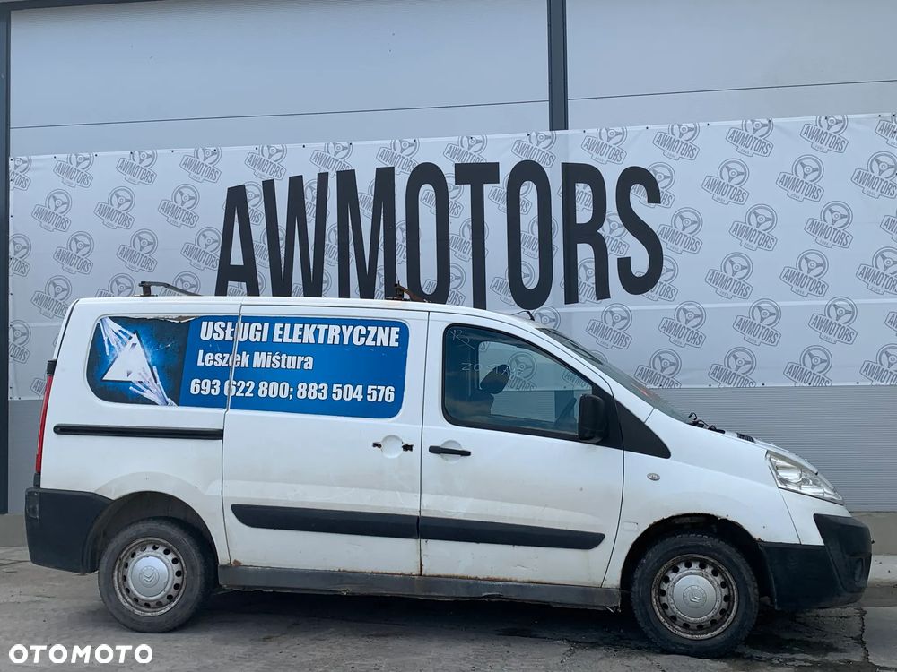 CITROEN JUMPY 2011 *SAMOCHÓD NA CZĘŚCI* 1430ASKA, LAMPA, DRZWI, LUSTERKO, ZDERZAK, GRILL, BŁOTNIK, KLAPA, BELKA, DESKA, FOTELE, KANAPA, ĆWIARTKA KIEROWNICA, TARCZE, ZACISKI, ZAWIESZENIE, KOMPLETNY PRZÓD, KOMPLETNY TYŁ, LICZNIK, ZEGARY, PRAWE LEWE PRZÓD TYŁ - 1