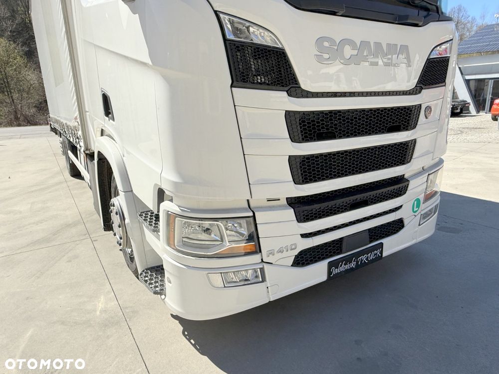 Scania R410 // 6x2 // 7,7m // Wózek Palfinger F3-203PX // Zawiesie // Dach podnoszony // Oś podnoszona // - 8