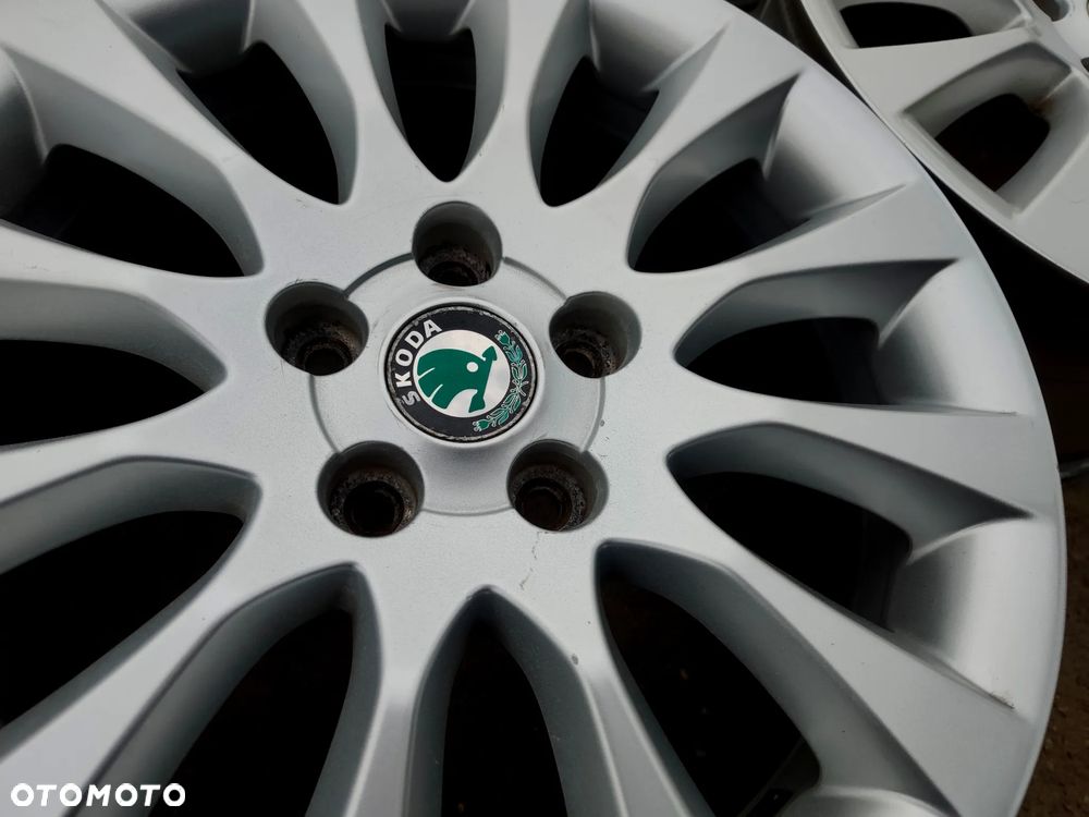 5x112 Felgi Aluminiowe Alufelgi Oryginalne 17 Koła 3T0 SKODA OCTAVIA II III IV 2 3 4 SUPERB YETI KODIAQ KAROQ Legnica ALU-RAD VW SEAT AUDI - 10