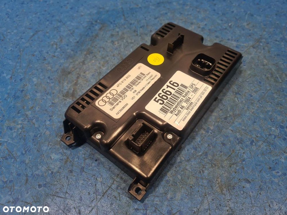 AUDI A6 C6 WYŚWIETLACZ RADIA / GPS 4F0919603 - 8