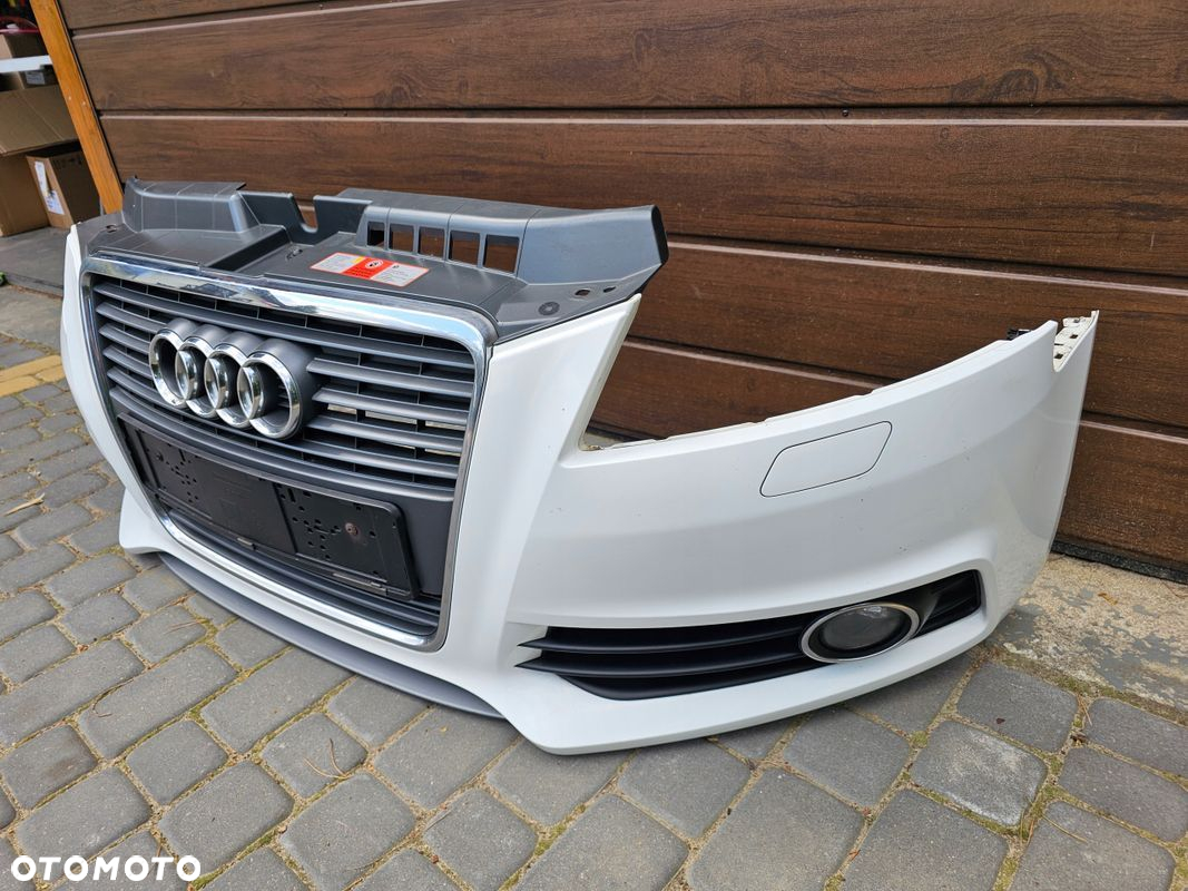 Audi A3/8p lift s-line sline xenon zderzak przedni przód kompletny - 3