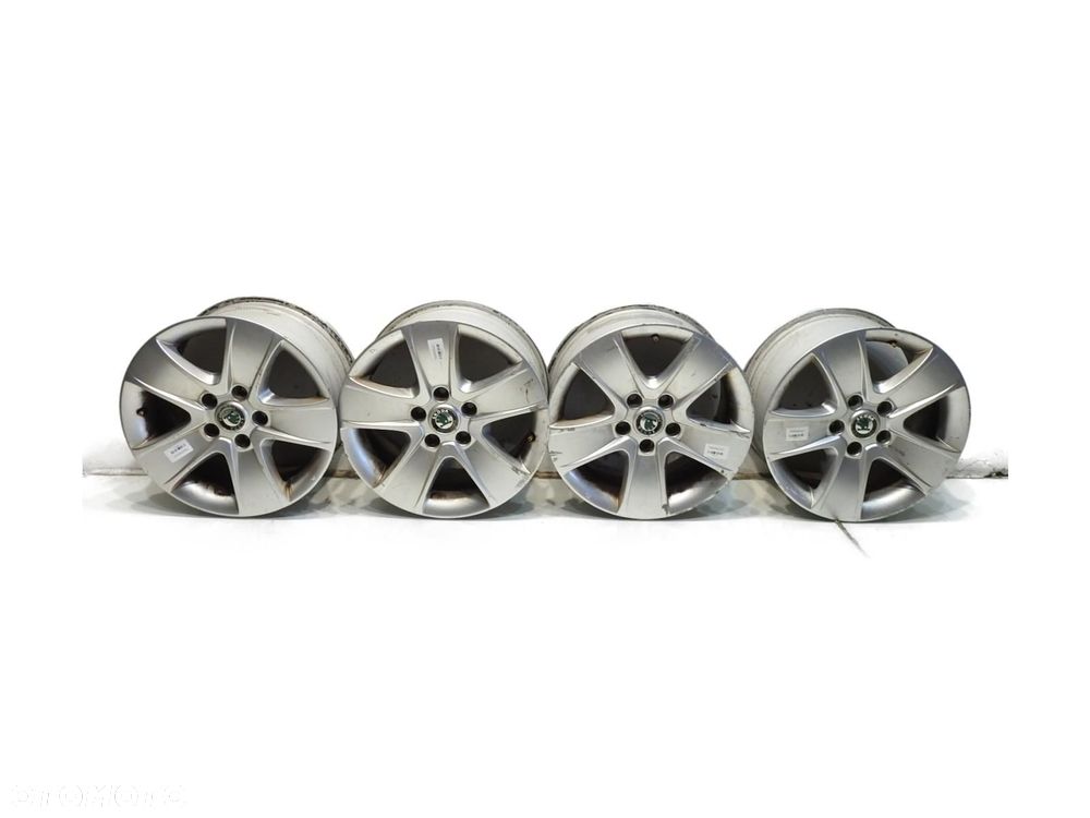 FELGA FELGI ALUMINIOWE 16 5x112 6.5J ET50 SKODA OCTAVIA II 1Z0601025T - 1