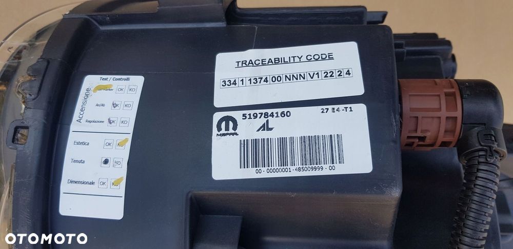 Fiat 500X lampa prawa.500 X.Soczewka NIE ksenon. - 9