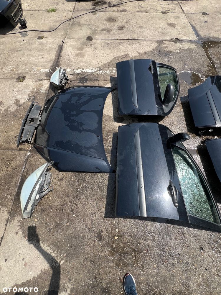 Ford focus mk1 czarny czarne drzwi prawe lewe przednie tylne tył przód lampy przednie tylne błotnik prawy lewy maska - 3