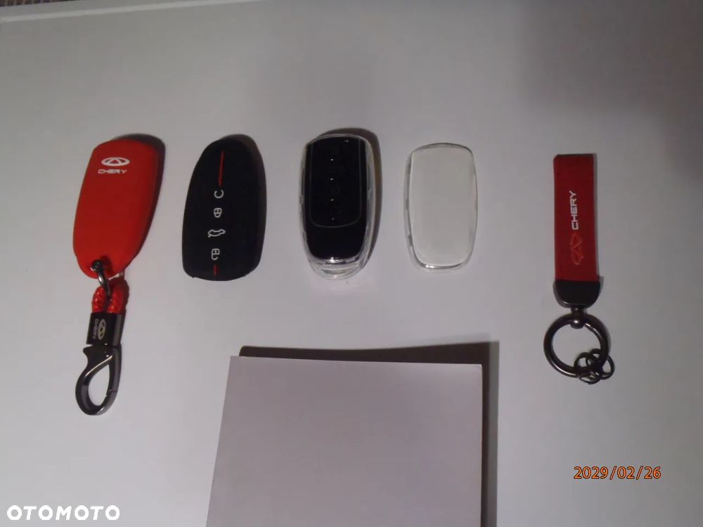 etui silkon gumowe pokrowiec zabezpieczenie breloczek do kluczy zawieszka na pilota OMODA 5 CHERY C5 Omoda & Jaecoo 7 - 1