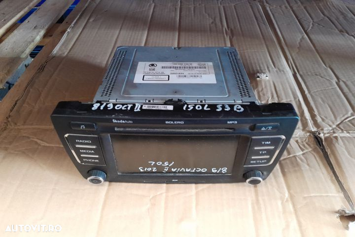 Radio cd 1Z0035156M 1Z0035156M Skoda Octavia 2 [facelift] [2008 - 201 - 2