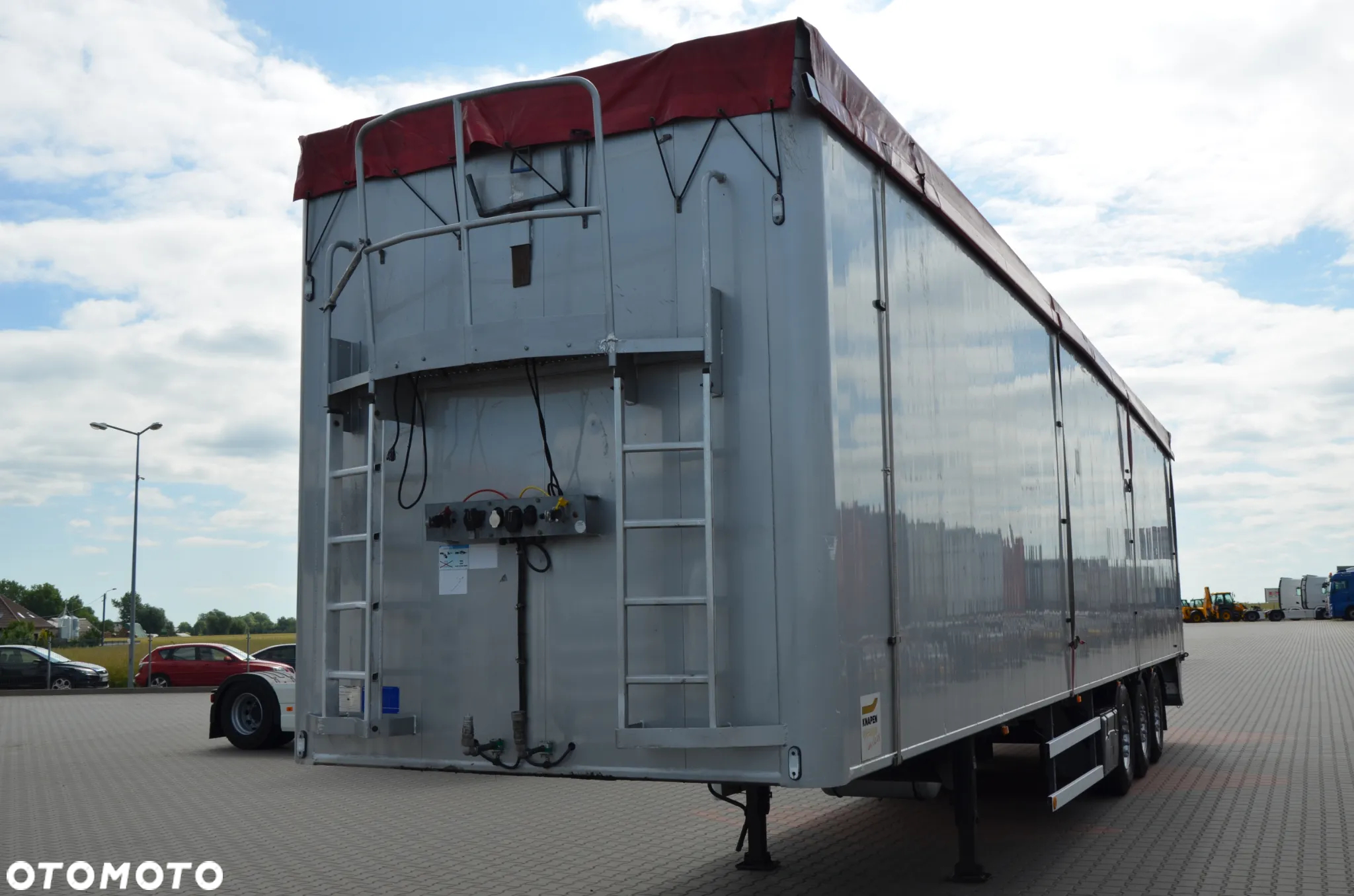 Knapen K100 / RUCHOMA PODŁOGA / WALKING FLOOR / OŚ PODNOSZONA / WABCO / 1280 - 6