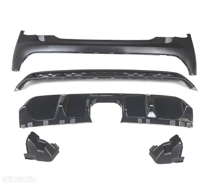 PARA-CHOQUES TRASEIRO MINI F56 F57 COUPE 14-20 LOOK NEW JCW - 4