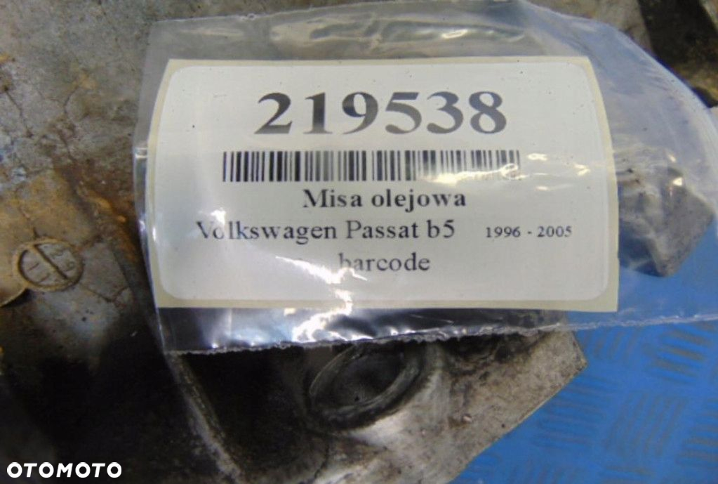 VOLKSWAGEN PASSAT B5 LIFT 1.9TDI MISKA OLEJOWA 06B103603N - 8