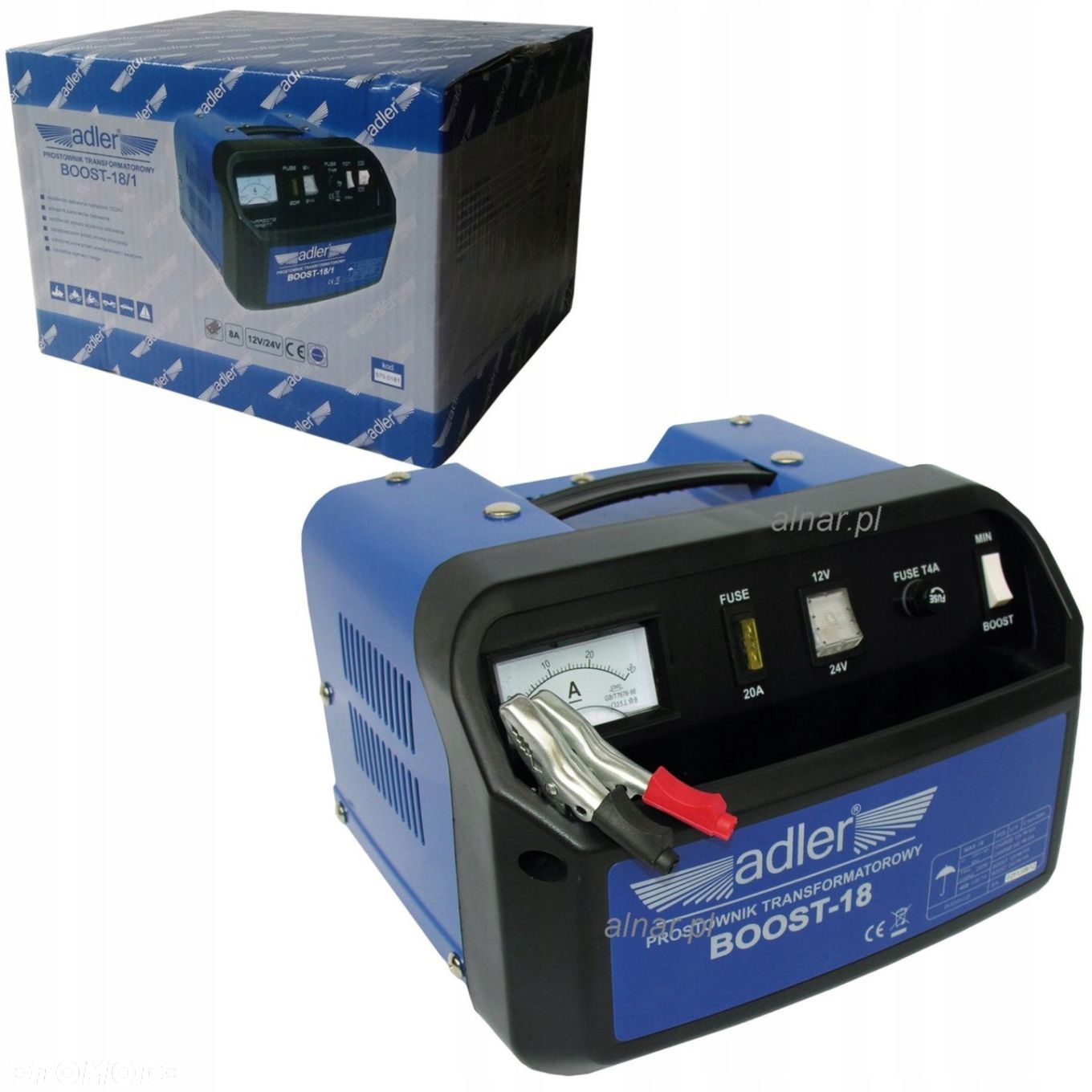 PROSTOWNIK Transformatorowy BOOST-18/1 12 / 24 V - 1