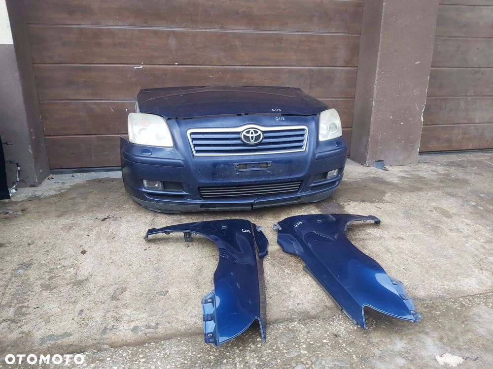 TOYOTA Avensis T25 kompletny przód zderzak maska błotnik lampa chłodnice - 2