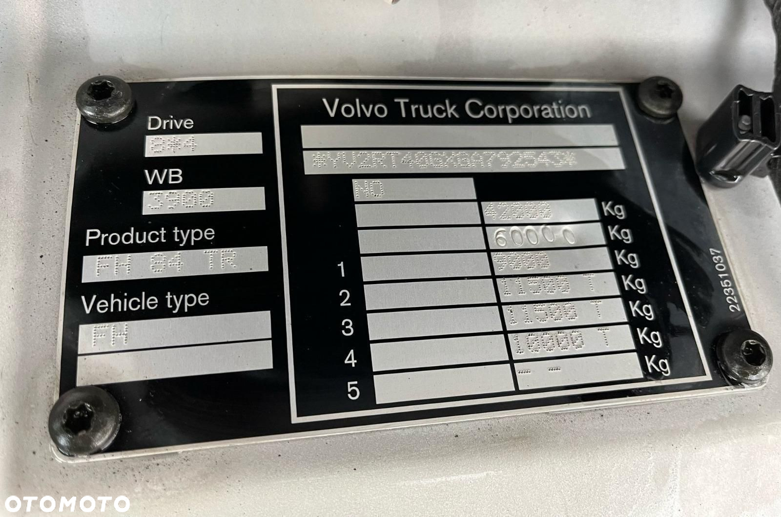 Volvo FH 500 8x4*4 PK65002 Fly JIB HDS Żuraw 7456 godzin Euro 6 Wciągarka - 9