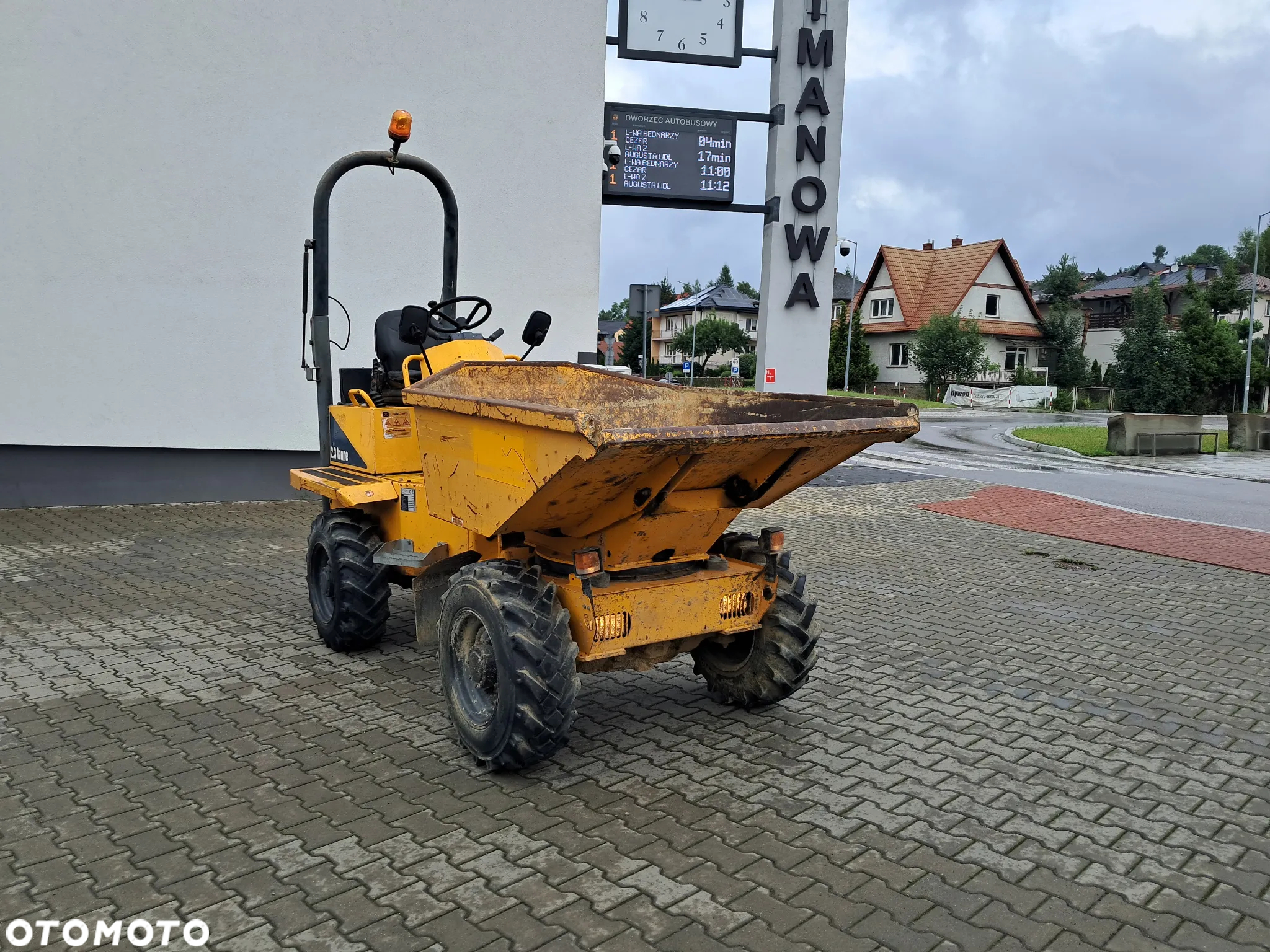 Thwaites Wozidło budowlane obrotowe (kiper + obrót) wywrotka ładowność 3 t tony nowe opony przód * 33KM * światła * prod. 2016* sprawne * 1345 MTH * silnik Yanmar - 2