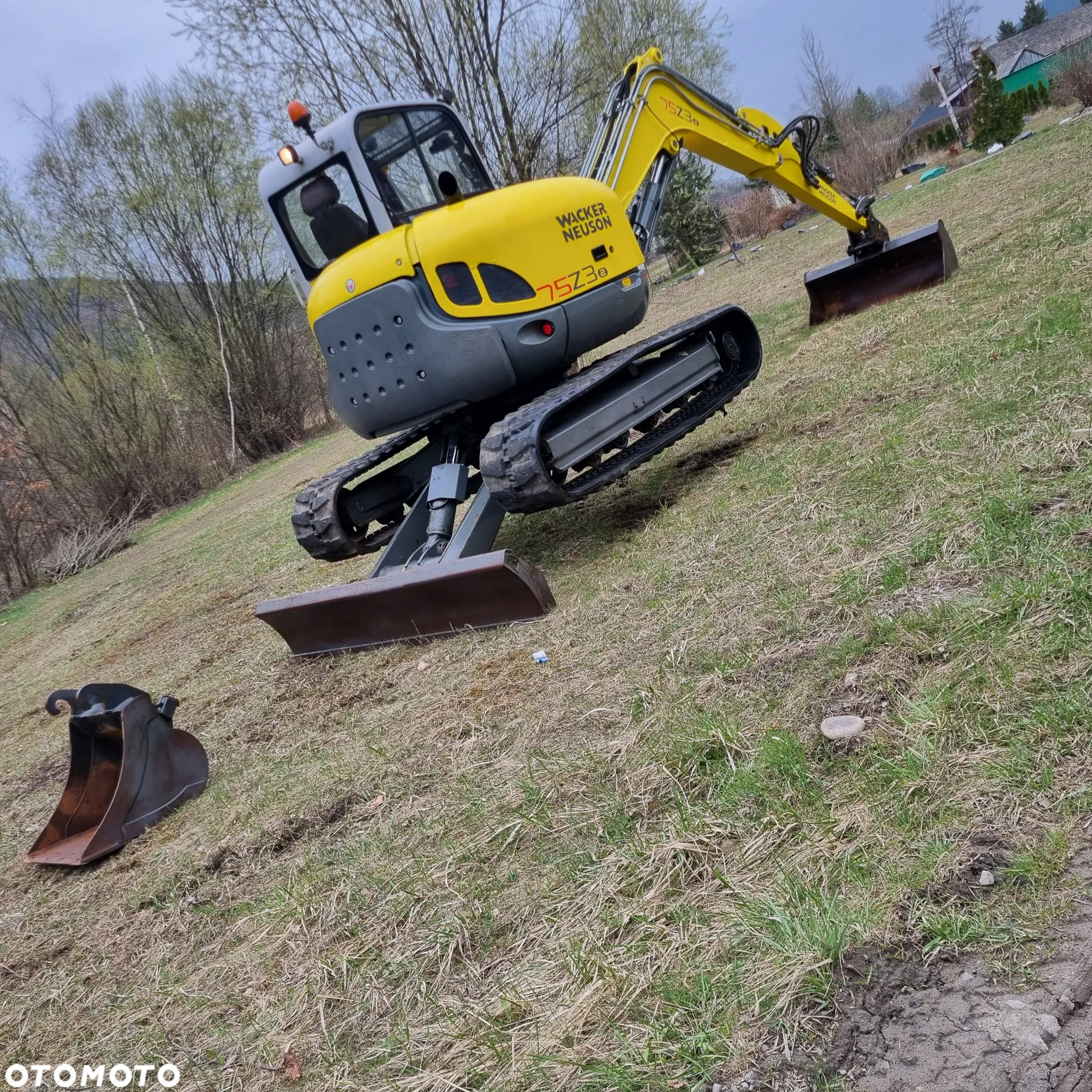 Wacker Neuson 8 ton Koparka Gąsienicowa 75Z3- komplet łyżek!- 2015r IMPORT NORWEGIA Klima jak Nowa - 31