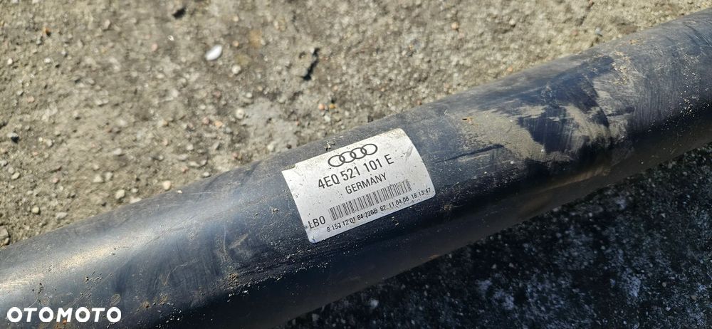 Wał napędowy Audi A8 D3 Lift 6,0 W12 2007r 4E0521101E - 4