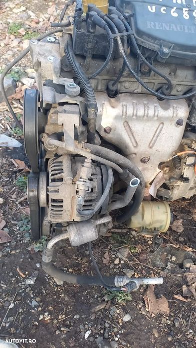 Motor Dacia logan mcv 1.6 benzina an 2007 cod motor k7mf710 - 4