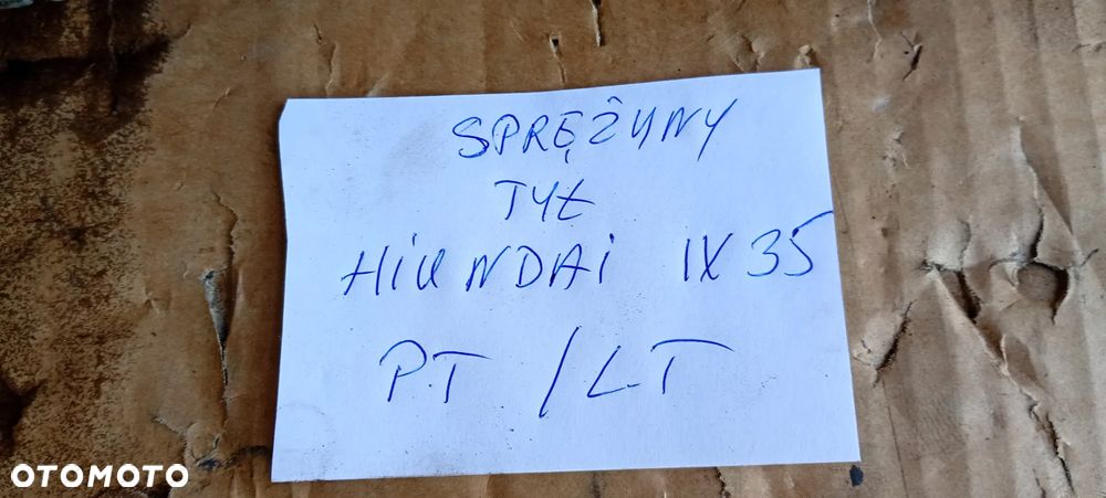 Sprężyny sprężyna tył tylne Hyundai IX35 - 9