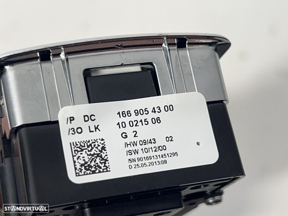 Interruptor vidros Esq Frente MERCEDES-BENZ B-CLASS (W246) REF. 1669054300 - 4