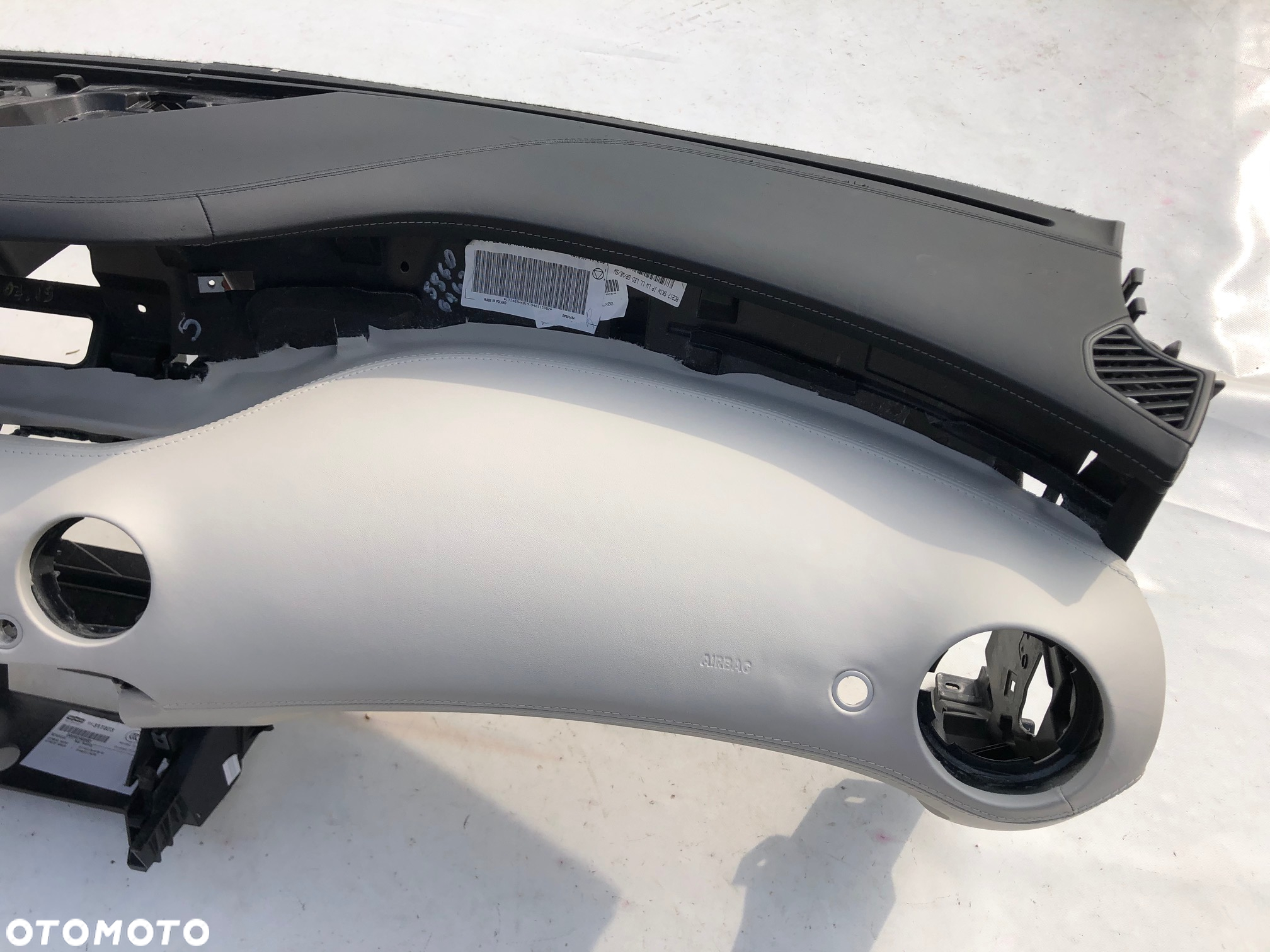 MERCEDES S W217 W222 DESKA KONSOLA KOKPIT PULPIT PÓŁKA PARAPET PODUSZKI AIRBAG PASY PAS KURTYNA FOTELA FOTEL  Raz2 - 12