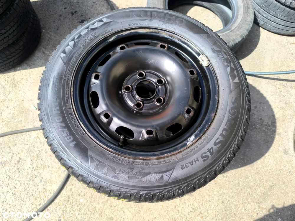 5x100 Felgi Stalowe Stal 14 Koła Całoroczne Wielosezonowe SKODA FABIA PRAKTIK ROOMSTER RAPID SEAT IBIZA CORDOBA TOLEDO IV 4 VW FOX POLO 22r. Legnica ALU-RAD 165/70 5mm - 3