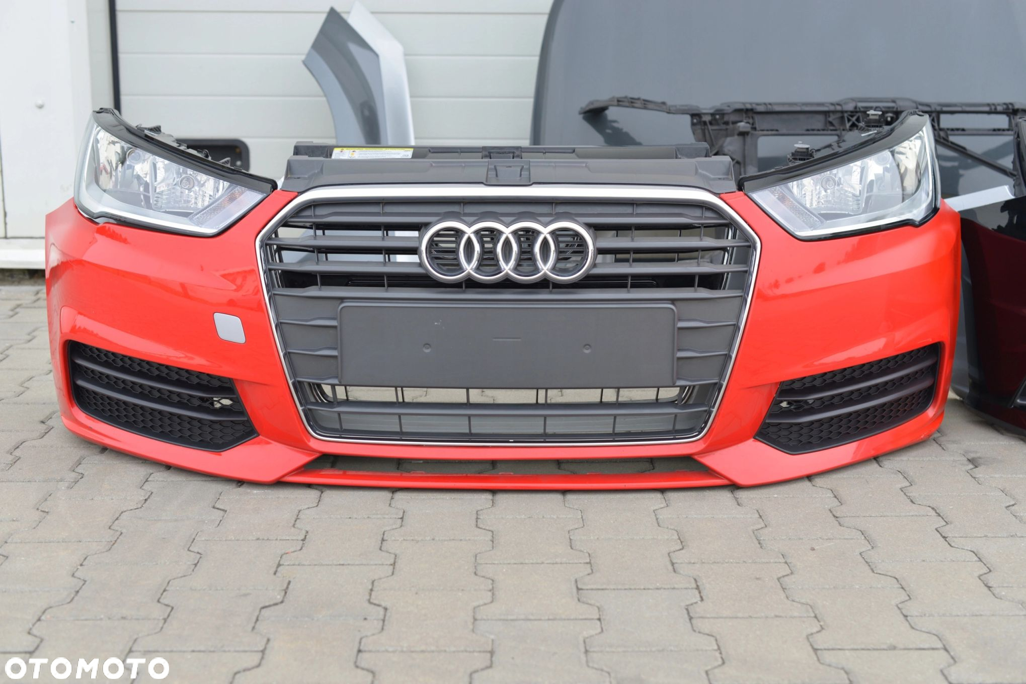 MASKA ZDERZAK GRILL BŁOTNIK LAMPA H7 XENON FULL LED PAS BELKA AUDI A1 8X0 - 5