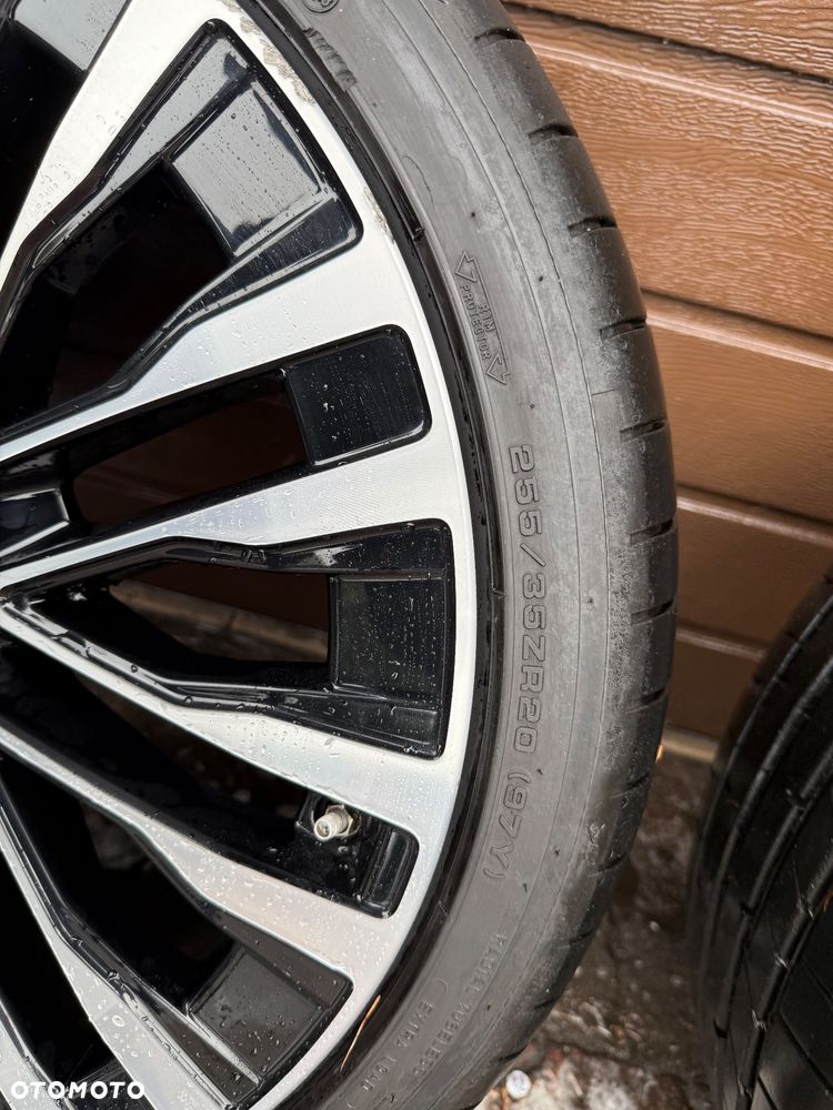 Oryginalne czarne felgi z czujnikami Mercedes W223 S- Class 20" + opony Dunlop - 3