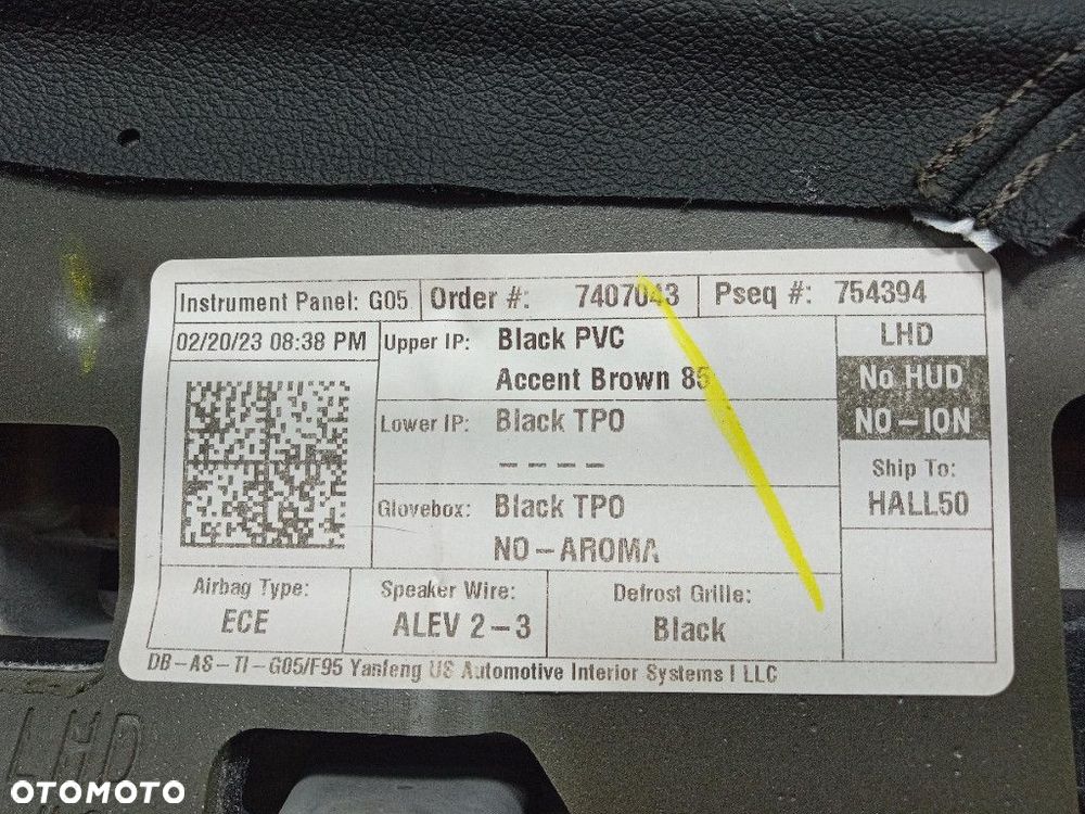 BMW X5 G05 G06 G07 DESKA ROZDZIELCZA KONSOLA  EU - 4