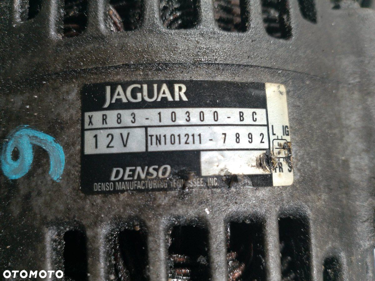 ALTERNATOR JAGUAR S-TYPE XR83-10300-BC   TN101211-7892 3.0 6V - 4