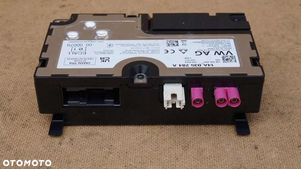 VW AUDI SEAT SKODA MODUŁ ONLINE 14A035284A europa - 3