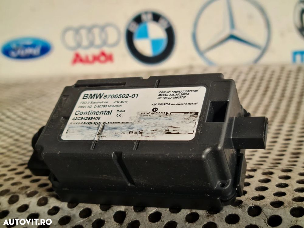 Modul Keyless Go Bmw Mini Cod 8706502 F20 F30 F21 F31 X1 X2 F39 F48 Mini F55 F56 F60 Etc. Factura Si Garantie - Dezmembrari Arad - 1