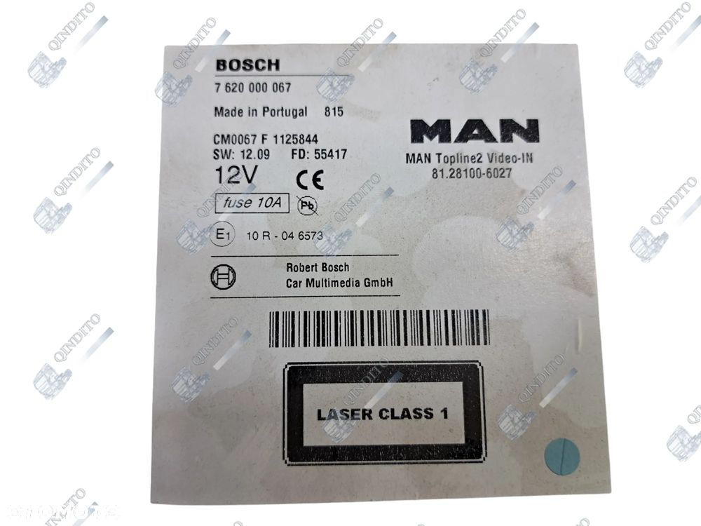 RADIO CD NAWIGACJA MAN TGX TGS 81281006027 - 3