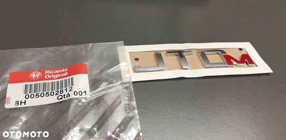 ALFA ROMEO 159 LOGO MODELU ZNAK NAPIS [ JTDm ] OEM - 2