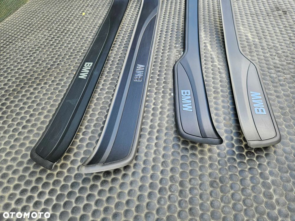 Listwa Listwy Progowe Ozdobne Drzwi Nakładki Komplet Przód Tyl BMW 3 E90 E91 - 19