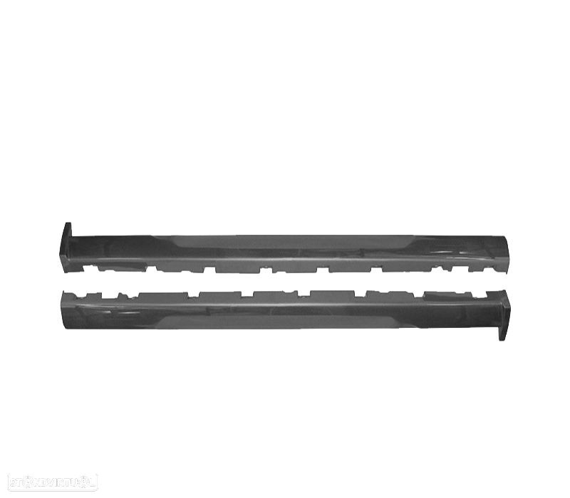 EMBALADEIRAS LATERAIS FORD MUSTANG 13-14 LOOK GT PRETO MATE - 2