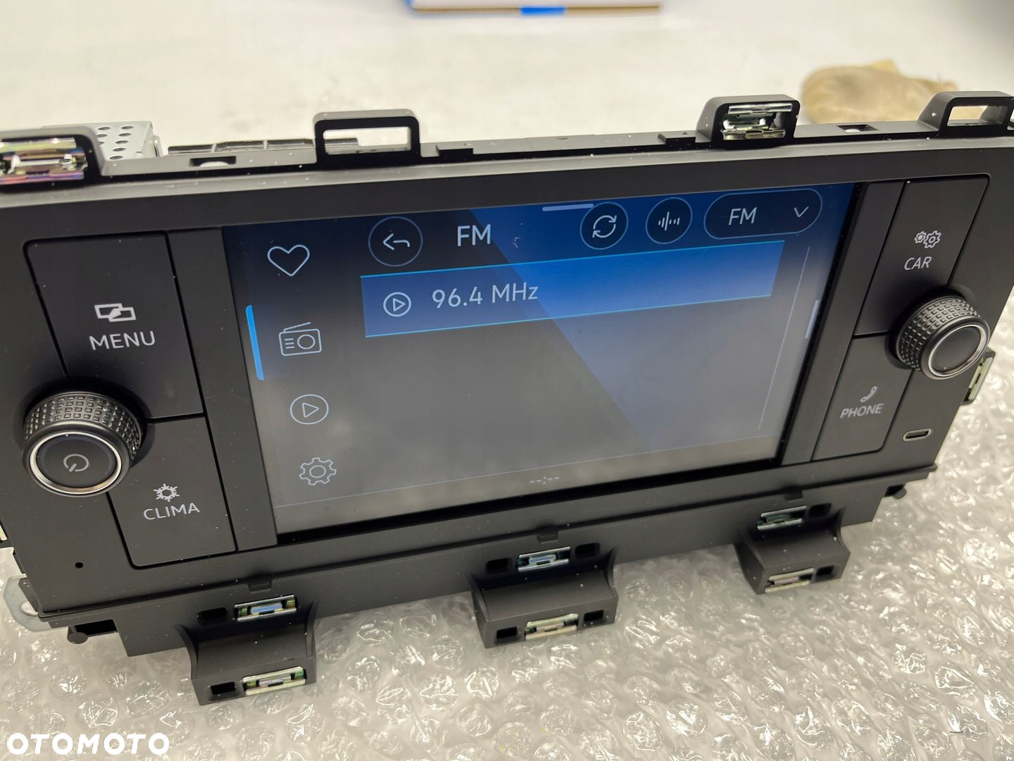VW CADDY RADIO EKRAN WYŚWIETLACZ 2K7035130A - 2