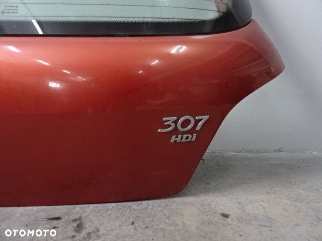 KLAPA TYŁ TYLNA SZYBA BAGAŻNIKA PEUGEOT 307 HB 5D LAK:KEAC NR179 - 10