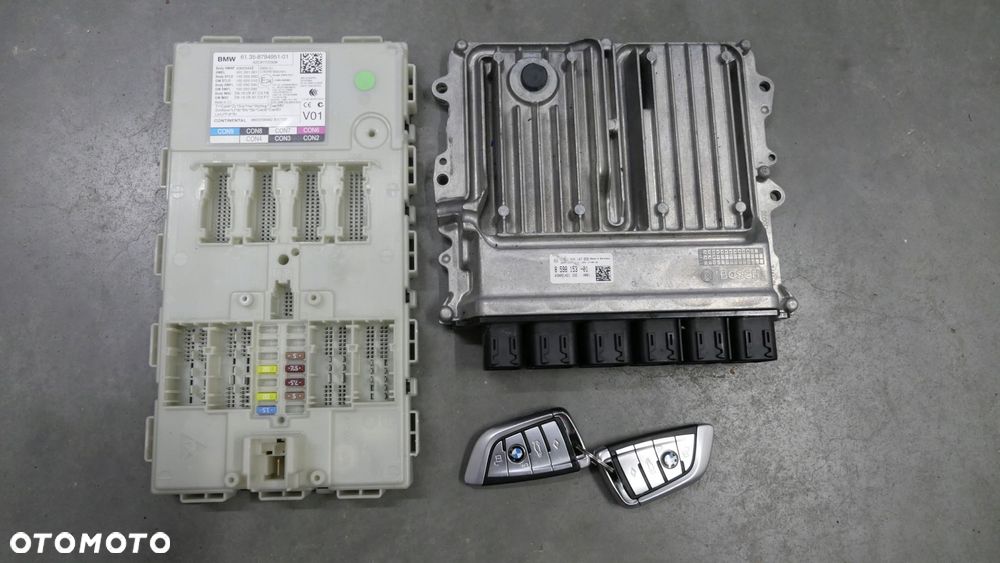 bmw g30 g31 ecu sterownik komputer silnika + bdc klucz b57 8598153 8794951 - 1
