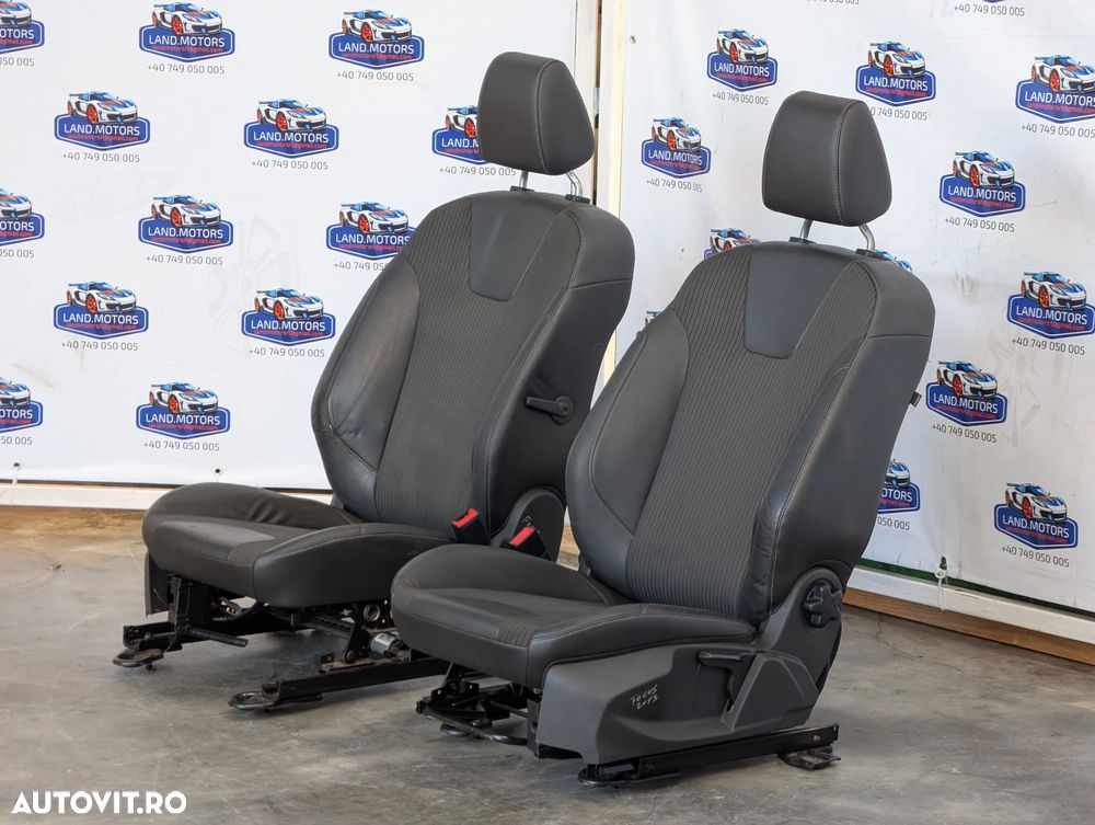INTERIOR PIELE + TEXTIL / SCAUNE + BANCHETE FORD FOCUS MK3 2013 1.6 DIESEL UNIVERSAL COD OEM 1839386 / 1824828 / 1824830 / 1824826 / 2011-2015 - 5