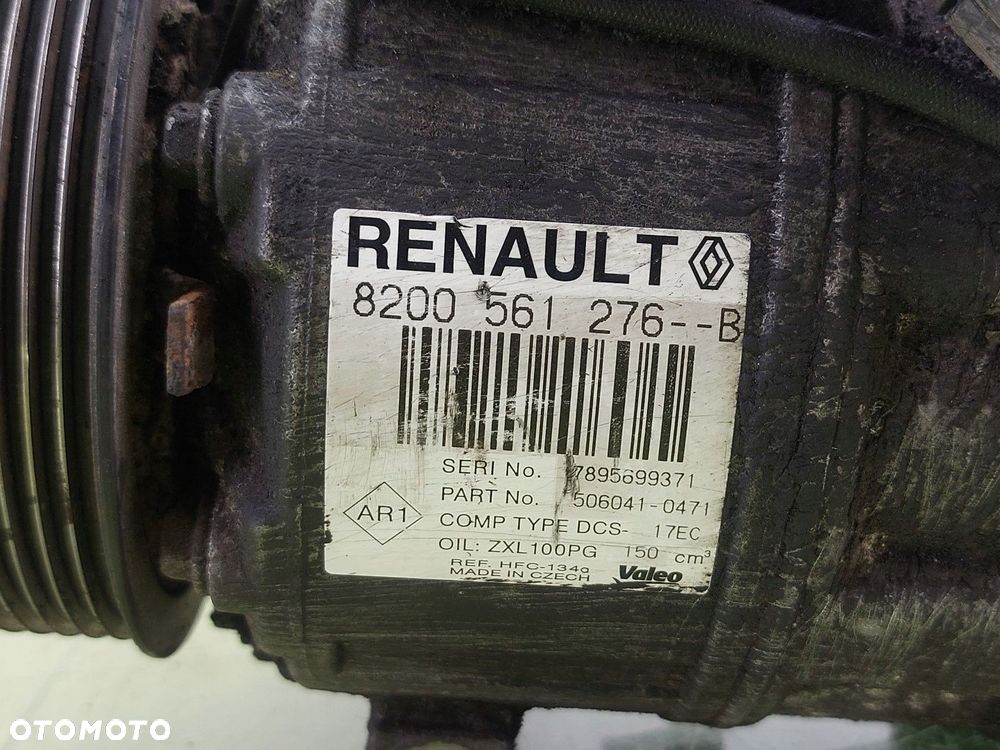 Sprężarka klimatyzacji Renault Laguna III 2007-2015 2,0 DCI 8200561276B - 7