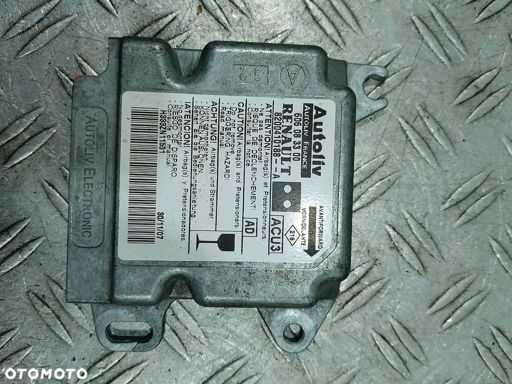 SENSOR AIRBAG RENAULT KANGO I 606083300  8200410188-A - 1