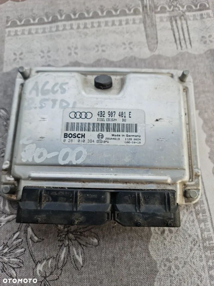 KOMPUTER STEROWNIK MODUL SILNIKA AUDI A6 C5 4B2907401E - 1