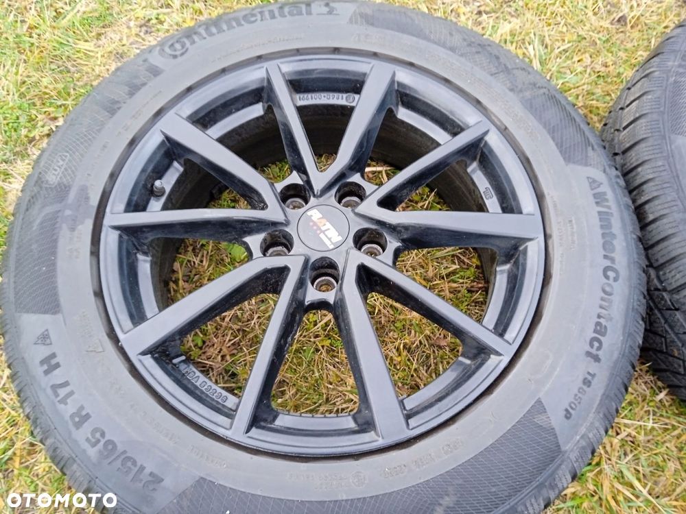 Felgi aluminiowe 5x112 Audi Q2 Q3 Skoda Karoq Tiguan opony zimowe 215/65 17 - 5