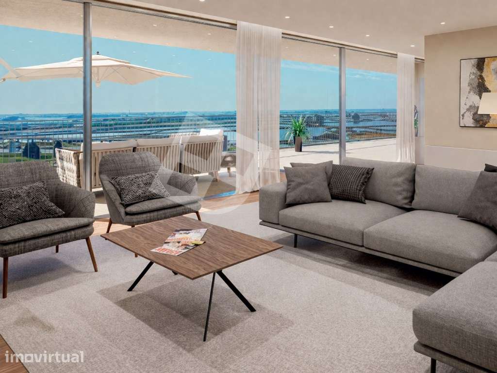 Apartamento T2 C/ Vista Ria | Centro de Aveiro - Grande imagem: 2/21
