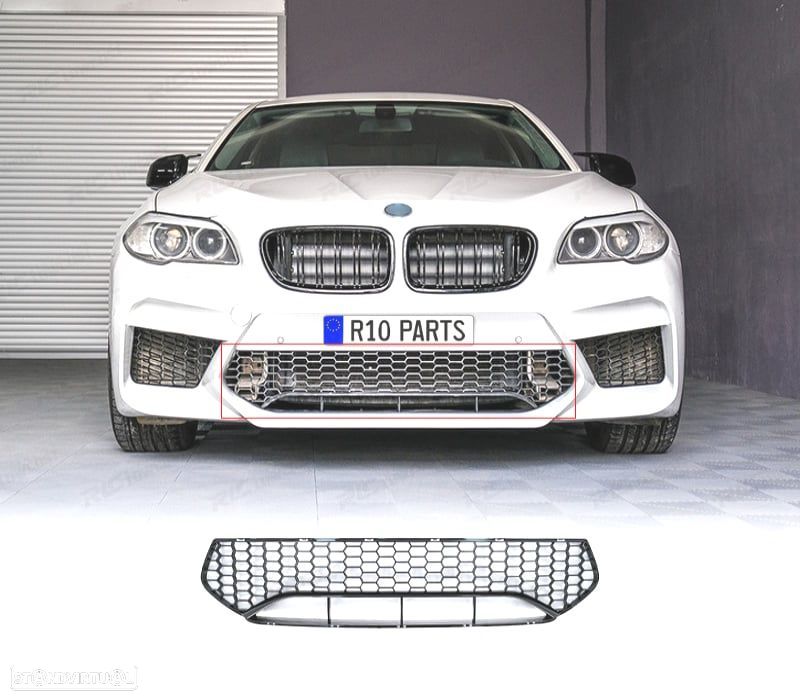 GRELHA FRONTAL DO PARA-CHOQUES BMW F10 F11 10-17 LOOK M5 POWER DESIGN - 1