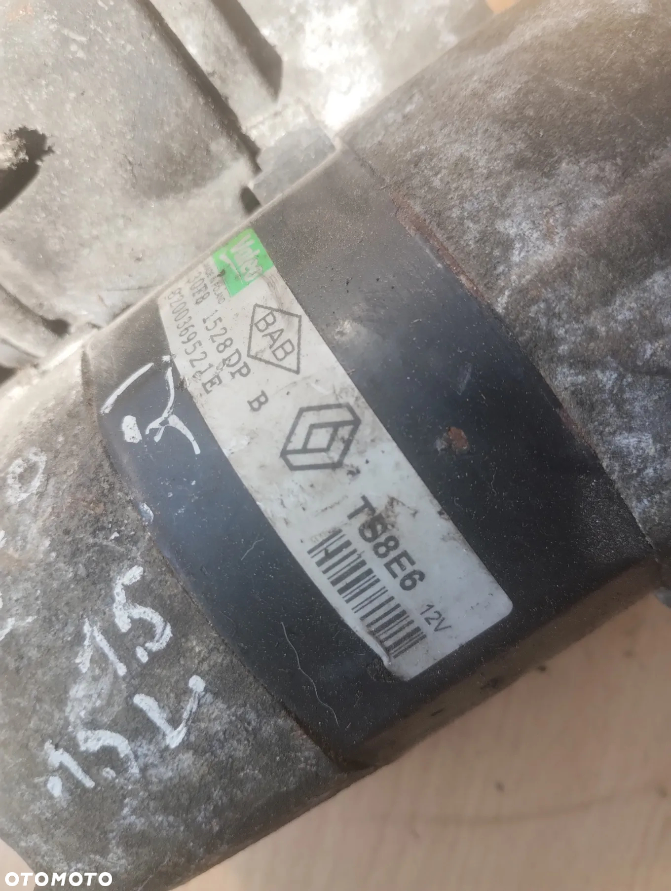 RENAULT CLIO II 98-05 r 1,5 B ROZRUSZNIK VALEO 8200369521E EU * - 2