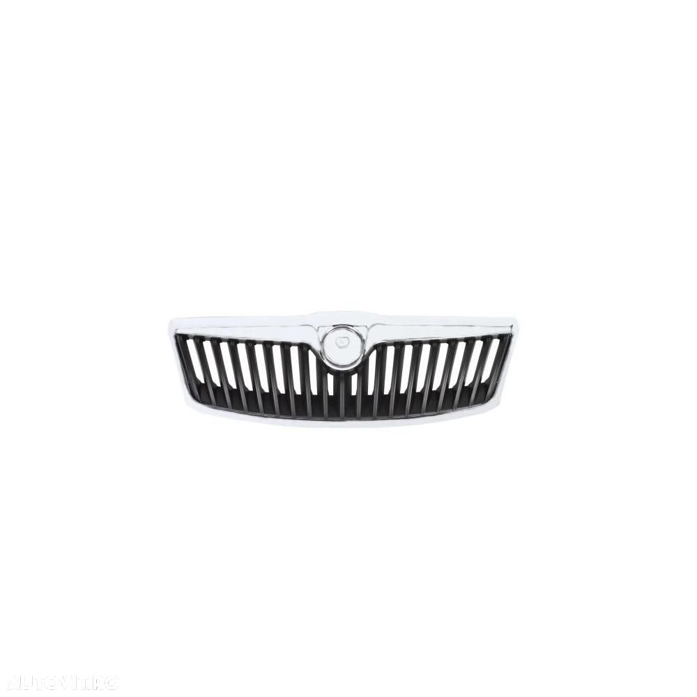 Grila radiator SKODA OCTAVIA II (1Z3/1Z5), 10.2008-12.2013, fata, complet - 1