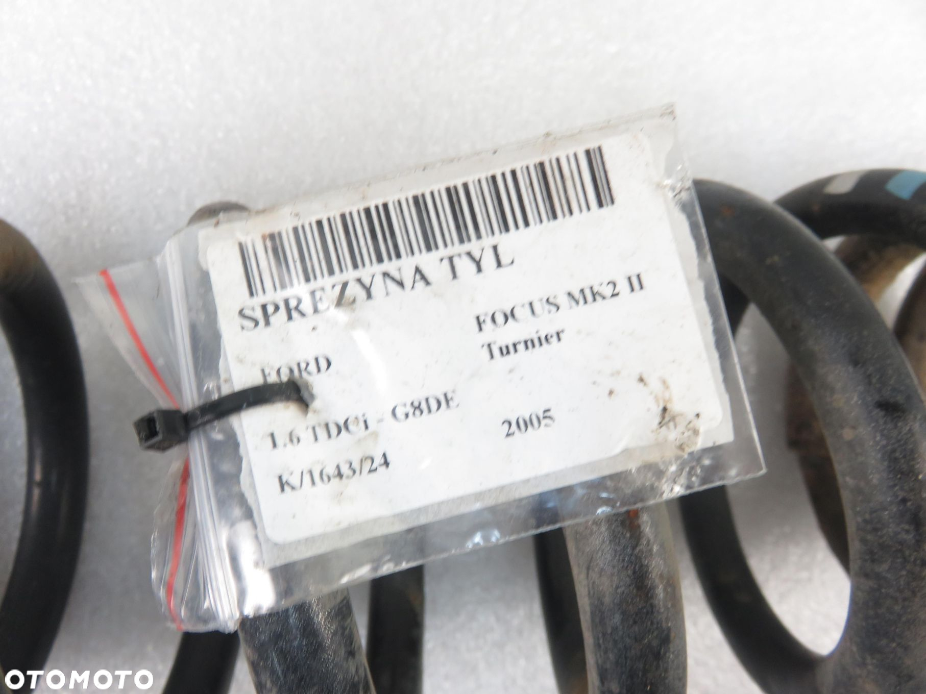 SPRĘŻYNA TYŁ FORD FOCUS MK2 II Turnier 1.6 TDCi - 5