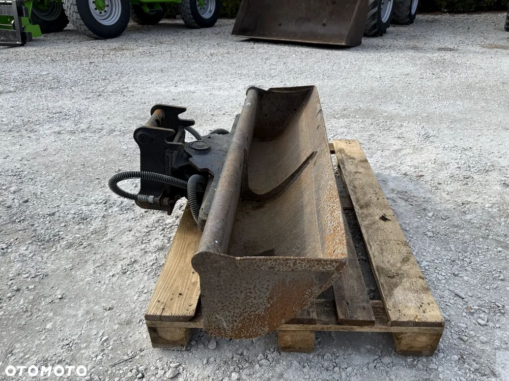 ŁYŻKA SKARPOWA SKARPÓWKA HYDRAULICZNA 120CM LEHNHOFF MS01 MS 01 KOPARKI MINIKOPARKI JCB HITACHI YANMAR BOBCAT CAT KUBOTA - 4